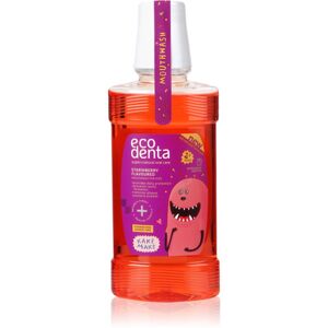 Ecodenta Super + osvěžující ústní voda pro děti příchuť Strawberry 250 ml