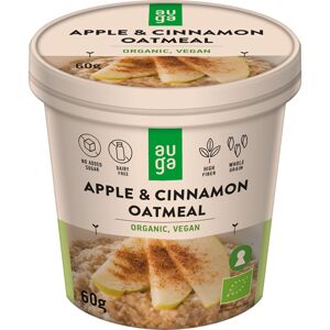 Auga Apple & Cinnamon Oatmeal BIO celozrnná ovesná kaše v BIO kvalitě 60 g