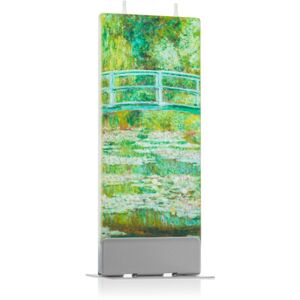 Flatyz Fine Art Claude Monet The Japanese Footbridge dekorativní svíčka 6x15 cm