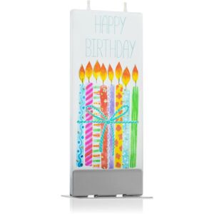 Flatyz Greetings Happy Birthday Candles dekorativní svíčka 6x15 cm