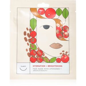 You&Oil Hydration & Brightening plátýnková maska pro rozjasnění a hydrataci 25 ml