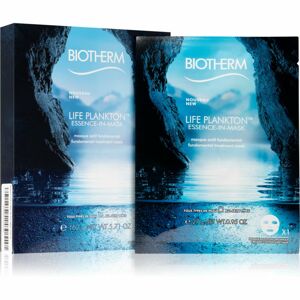 Biotherm Life Plankton Essence-in-Mask plátýnková maska pro výživu a hydrataci 6x27 g