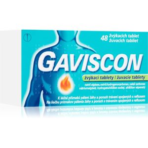 Gaviscon Gaviscon 250 mg/133,5 mg/80 mg 48 ks