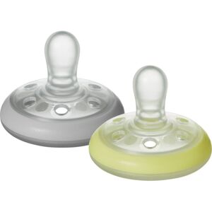 Tommee Tippee C2N Closer to Nature Night 0-6m dudlík Natural 2 ks
