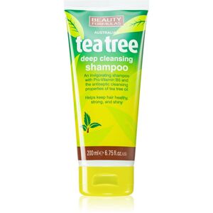 Beauty Formulas Tea Tree hloubkově čisticí šampon 200 ml