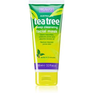 Beauty Formulas Tea Tree hloubkově čisticí maska 100 ml