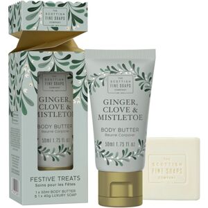Scottish Fine Soaps Ginger, Clove & Mistletoe Festive Treats dárková sada (na tělo) mini