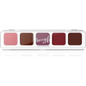 Barry M Mini Palette krémové stíny odstín The Berries 5,1 g