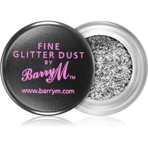 Barry M Fine Glitter Dust třpytivé oční stíny odstín Silver 10 g