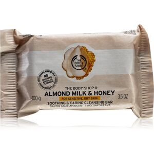 The Body Shop Almond Milk & Honey tuhé mýdlo 100 g