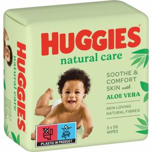 Huggies Natural Care čisticí ubrousky 3x56 ks