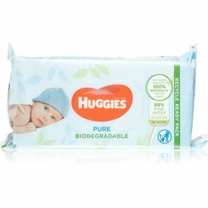Huggies Pure Biodegradable čisticí ubrousky pro děti 56 ks