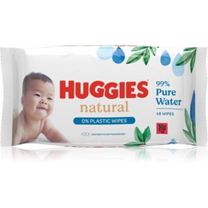 Huggies Natural Pure Water vlhčené ubrousky pro děti 48 ks