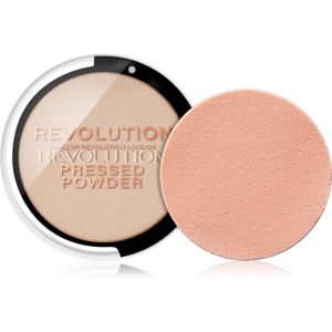 Makeup Revolution Pressed Powder kompaktní pudr odstín Translucent 7,5 g