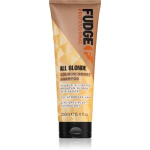 Fudge All Blonde Colour Boost Shampoo revitalizační šampon pro rozzáření mdlých vlasů pro blond vlasy 250 ml