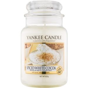 Yankee Candle Spiced White Cocoa vonná svíčka Classic velká 623 g