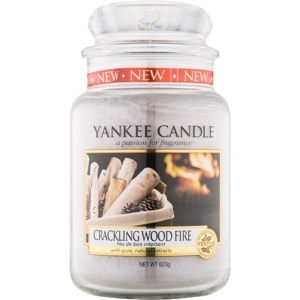 Yankee Candle Crackling Wood Fire vonná svíčka Classic velká 623 g