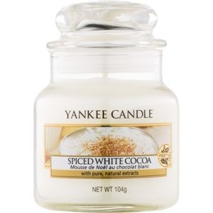 Yankee Candle Spiced White Cocoa vonná svíčka Classic malá 104 g