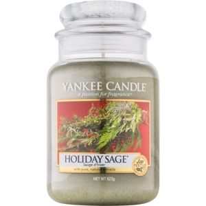 Yankee Candle Holiday Sage vonná svíčka 623 g Classic velká