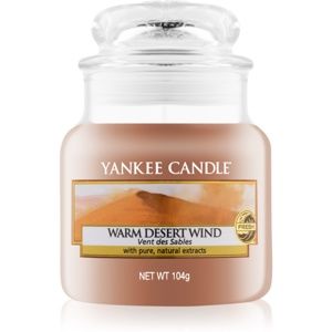Yankee Candle Warm Desert Wind vonná svíčka 104 g Classic malá