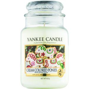 Yankee Candle Cream Colored Ponies vonná svíčka Classic velká 623 g
