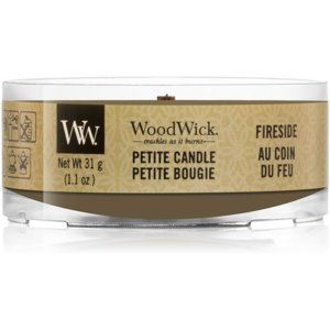 Woodwick Fireside votivní svíčka s dřevěným knotem 31 g