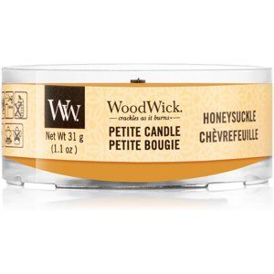 Woodwick Honeysuckle votivní svíčka 31 g s dřevěným knotem