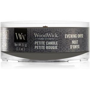 Woodwick Evening Onyx votivní svíčka s dřevěným knotem 31 g