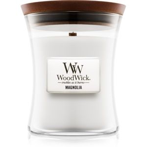Woodwick Magnolia vonná svíčka s dřevěným knotem 275 g