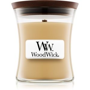 Woodwick At The Beach vonná svíčka s dřevěným knotem 85 g