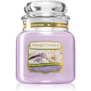 Yankee Candle Honey Lavender Gelato vonná svíčka Classic střední