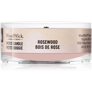 Woodwick Rosewood votivní svíčka s dřevěným knotem 31 g