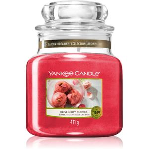 Yankee Candle Roseberry Sorbet vonná svíčka Classic střední 411 g