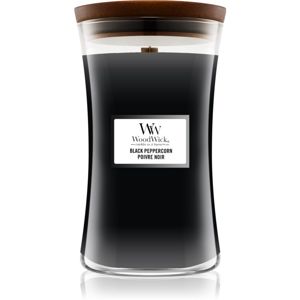 Woodwick Black Peppercorn vonná svíčka s dřevěným knotem 609,5 g
