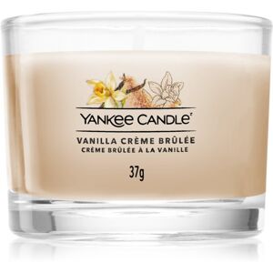 Yankee Candle Vanilla Crème Brûlée votivní svíčka glass 37 g