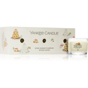 Yankee Candle Spun Sugar Flurries vánoční dárková sada 3x37 g