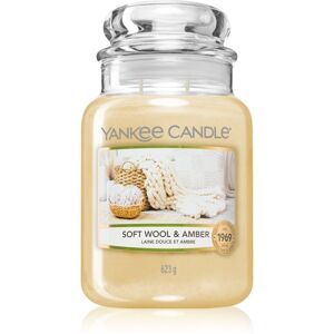 Yankee Candle Soft Wool & Amber vonná svíčka 623 g