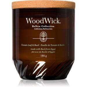 Woodwick Tomato Leaf & Basil vonná svíčka 184 g