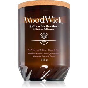 Woodwick Black Currant & Rose vonná svíčka 368 g