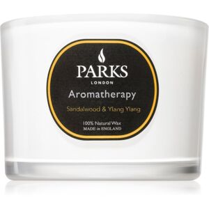 Parks London Aromatherapy Sandalwood & Ylang Ylang vonná svíčka 80 g