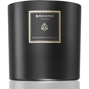 Bahoma London Obsidian Black Collection Black Sandalwood vonná svíčka 620 g