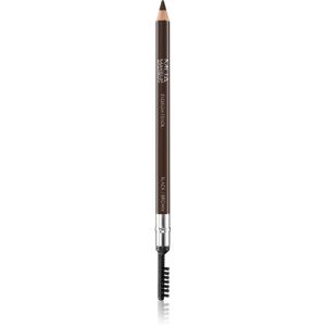 MUA Makeup Academy Brow Define dlouhotrvající tužka na obočí s kartáčkem odstín Dark Brown 1,2 g