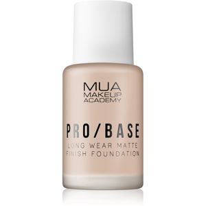 MUA Makeup Academy Pro/Base dlouhotrvající matující make-up odstín #120 30 ml