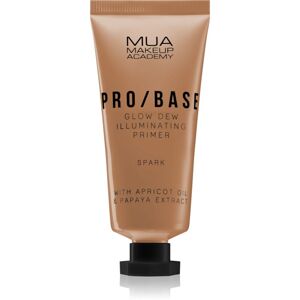 MUA Makeup Academy PRO/BASE Glow Dew rozjasňující podkladová báze odstín Spark 30 ml