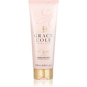 Grace Cole Vanilla Blush & Peony rozjasňující tělový peeling 238 ml