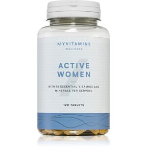 MyVitamins Wellness Active Woman komplex minerálů a vitamínů pro ženy 120 tbl