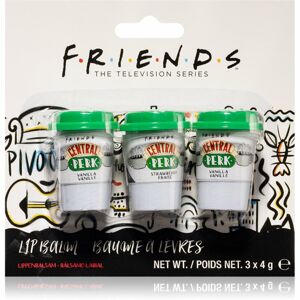 Friends Central Perk Lip Balm Set balzám na rty 3x4 g