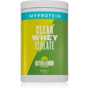 MyProtein Clear Whey Isolate syrovátkový proteinový hydrolyzát příchuť Bitter Lemon 506 g