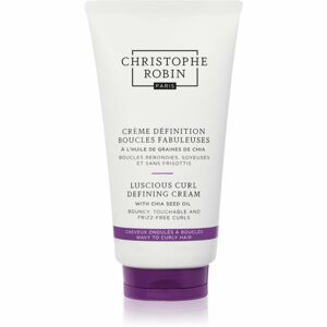 Christophe Robin Luscious Curl Defining Cream with Chia Seed Oil uhlazující krém pro vlnité a kudrnaté vlasy 150 ml