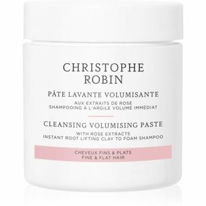 Christophe Robin Cleansing Volumizing Paste with Rose Extract exfoliační šampon pro objem vlasů 75 ml